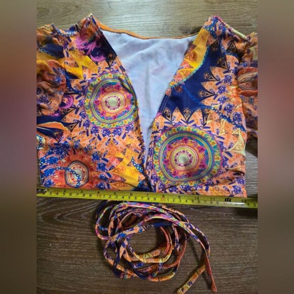 Colorful Floral Swimsuit - Picture 5 of 7